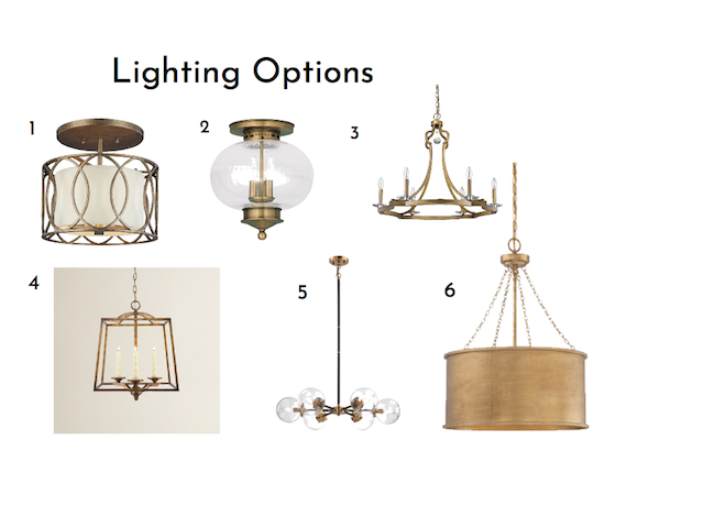 Gold-tone-light-fixtures