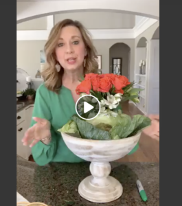 How to Make a Cabbage Centerpiece for Spring