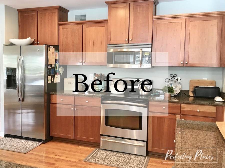 Painted Kitchen Cabinet Makeover