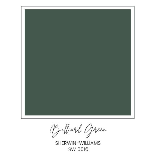 Sherwin-Williams Billiard Green 0016