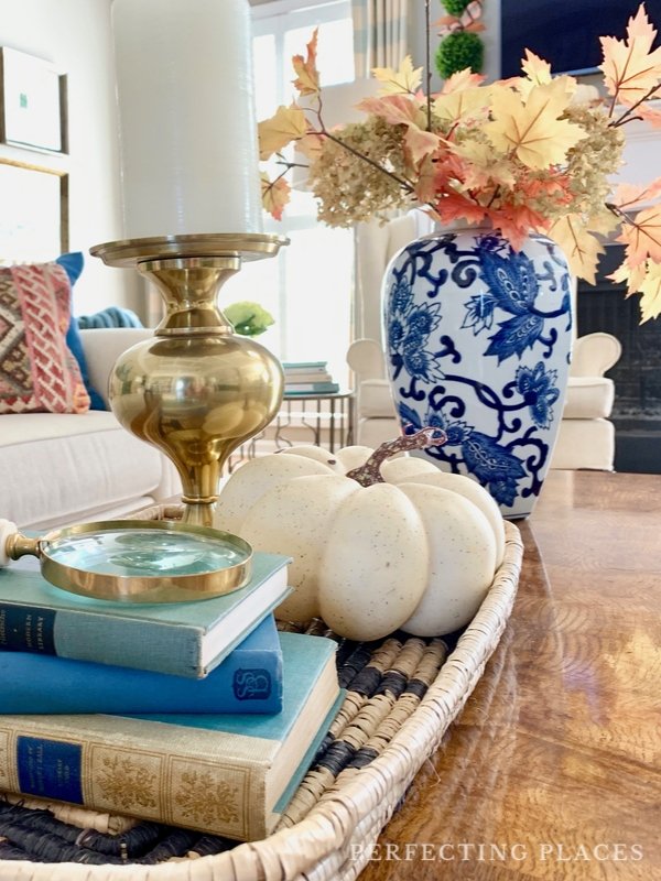 Fall Home Tour -- Coffee Table Decor