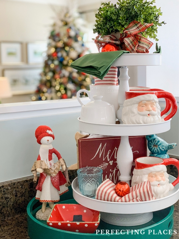 Christmas Three Tiered Tray