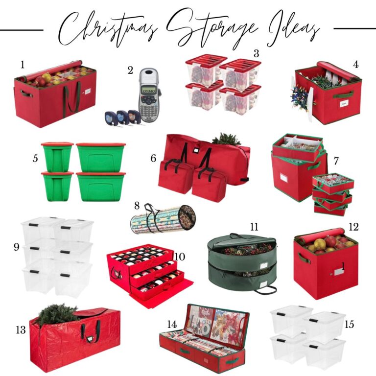 Tips for How to Store Christmas Decorations Perfecting Places