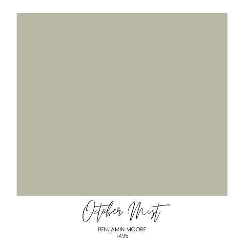 Benjamin Moore October Mist 1495 Sage Green Paint Color