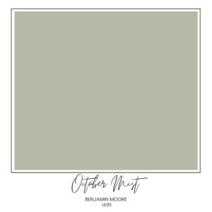 Benjamin Moore October Mist 1495 Sage Green Paint Colors