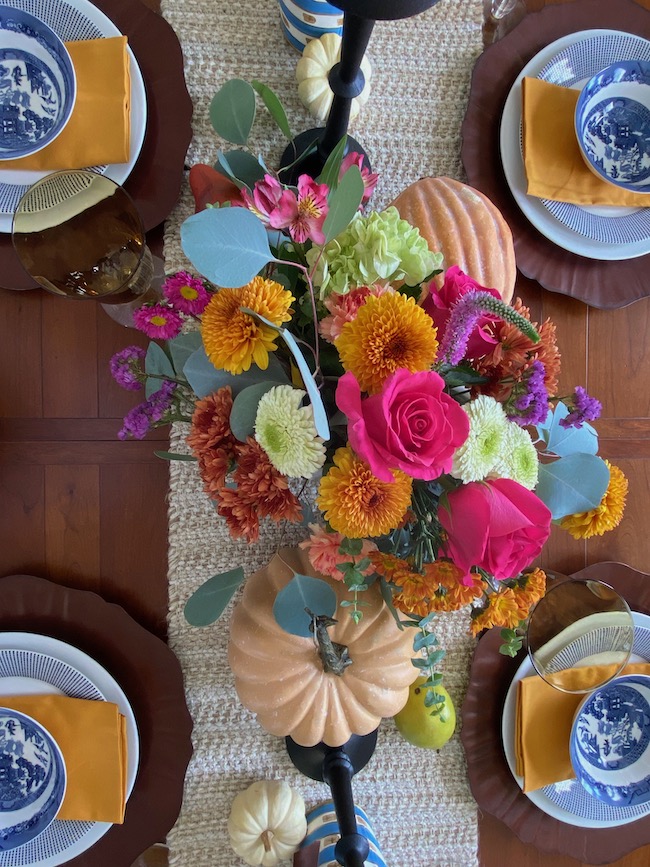 Thanksgiving Tablescape by Perfecting Places