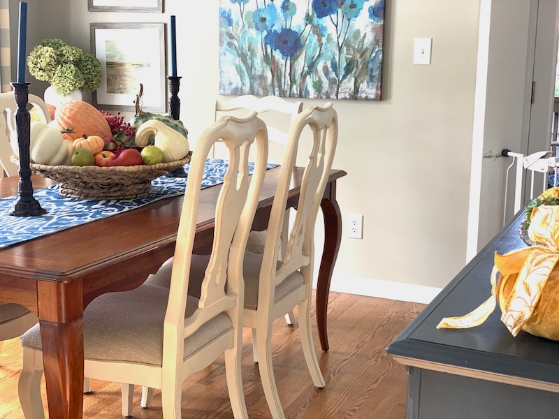 Fall Decor Dining Room