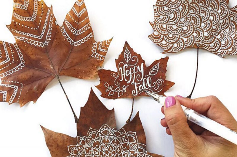 Fall Leaf Art