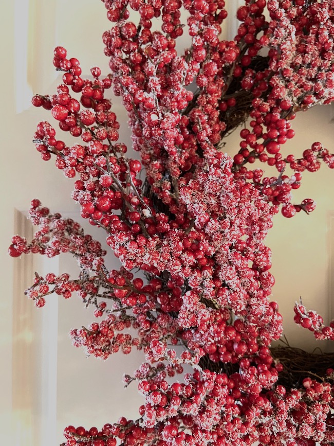 Frosted Berry Wreath from Walmart