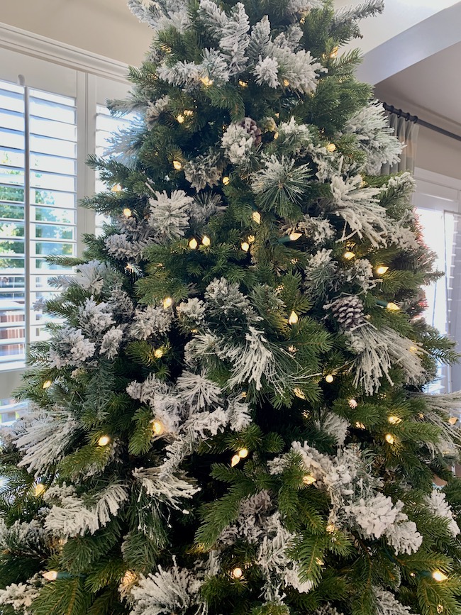 A Tree Flocked by Adding Flocked Stems from Garland