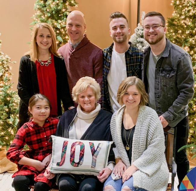 Family at Christmas Eve Service