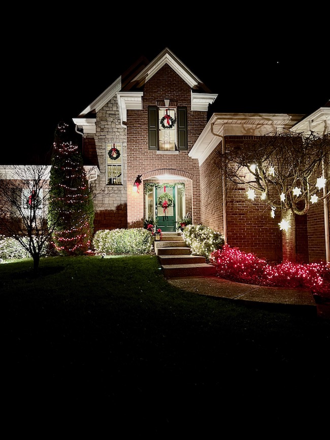Christmas Lights Home Tour Perfecting Places