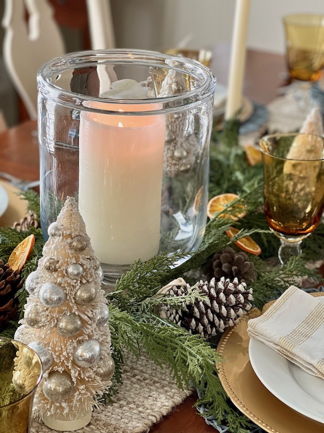 Large Hurricane Christmas Centerpiece