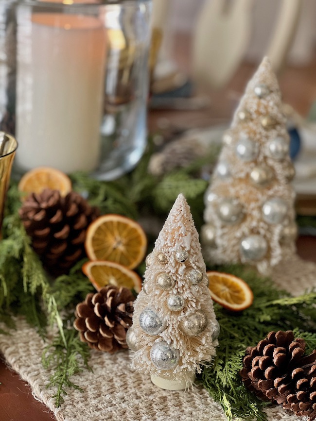 Dried Oranges in Centerpiece