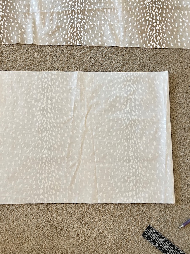Fold Fabric to Find Center