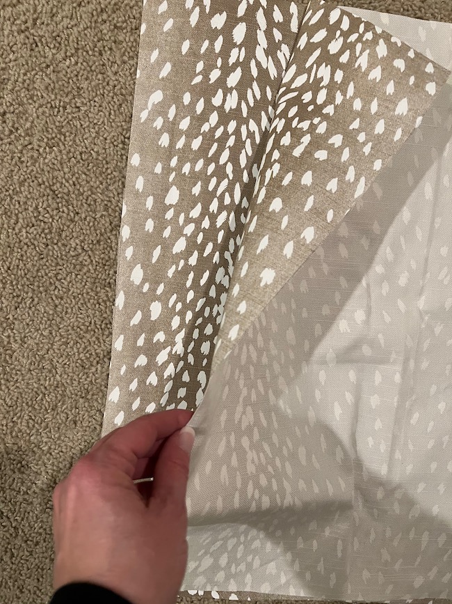 Match Right Sides Together to Sew Pillows