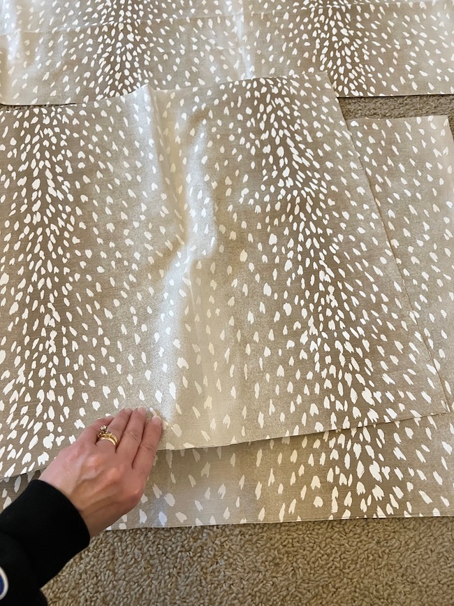 Fabric for Antelope Print Pillows