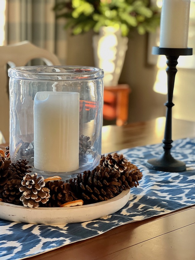 Simple Winter Centerpiece