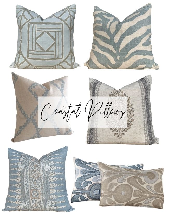 Sophisticated Coastal Pillows