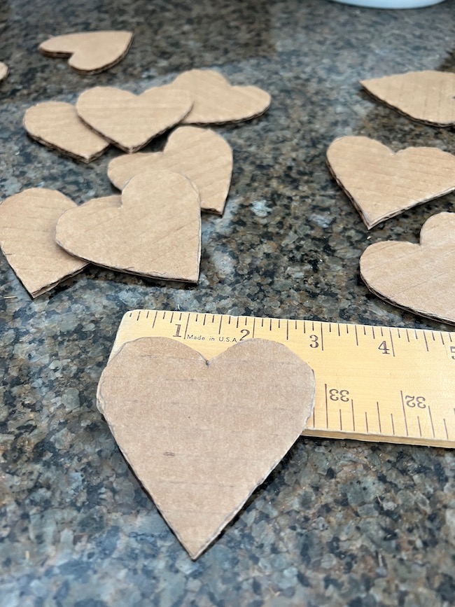 Cut 3" Hearts