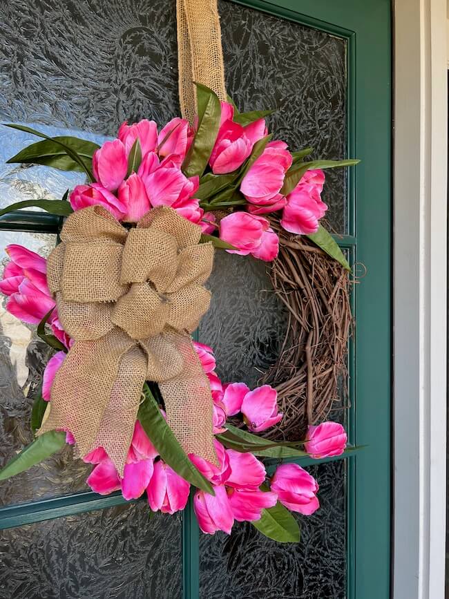 Spring Tulip Wreath