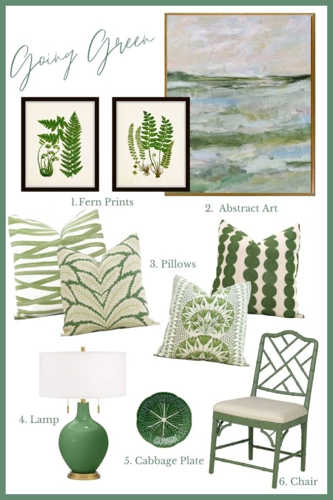 Green Decorative Accents for Your Home