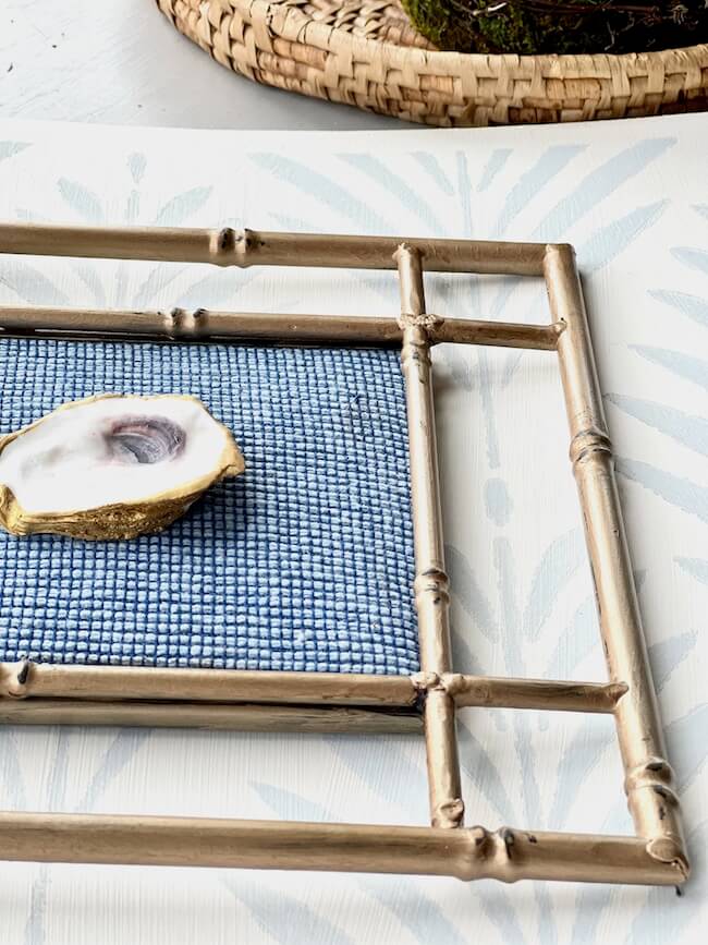 DIY Shell Art One Room Challenge