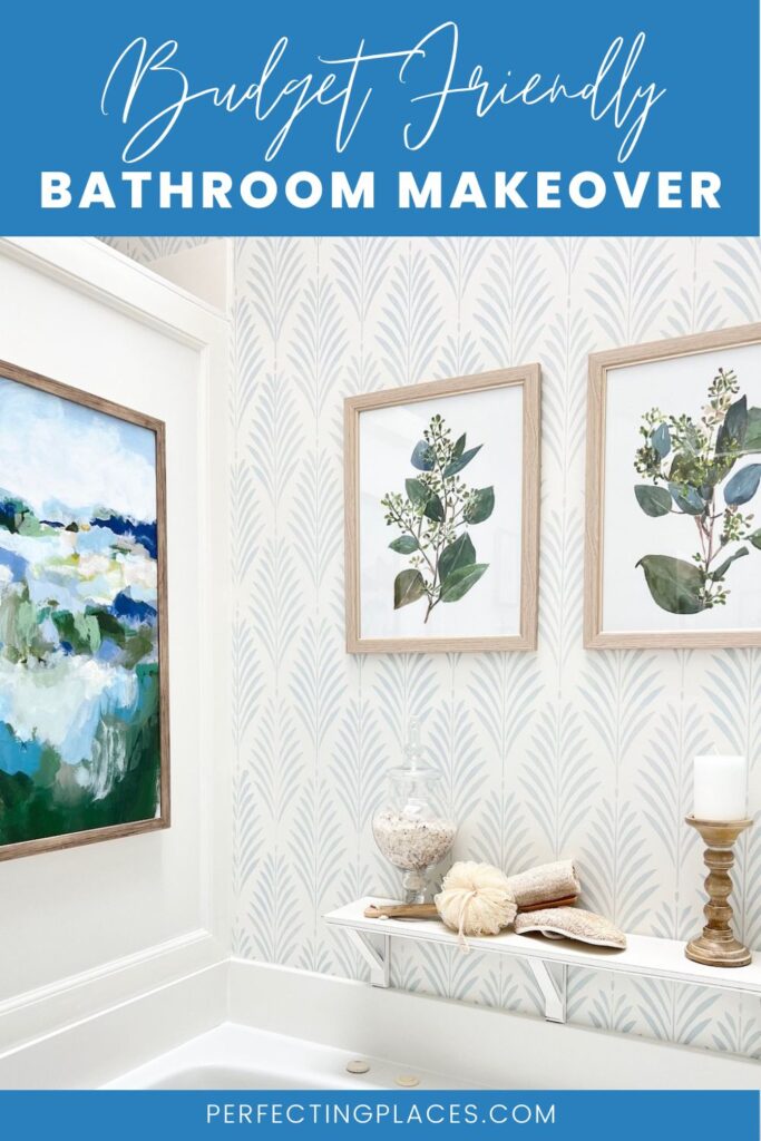 Bathroom with Stenciled Walls