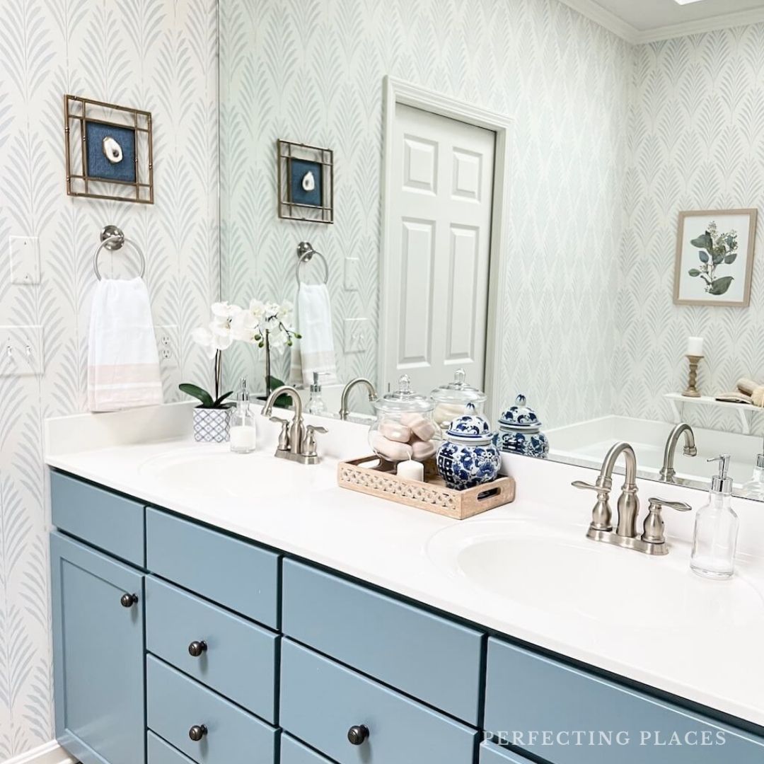 Beautiful Bathroom Makeover on a Budget: Our One Room Challenge Reveal!