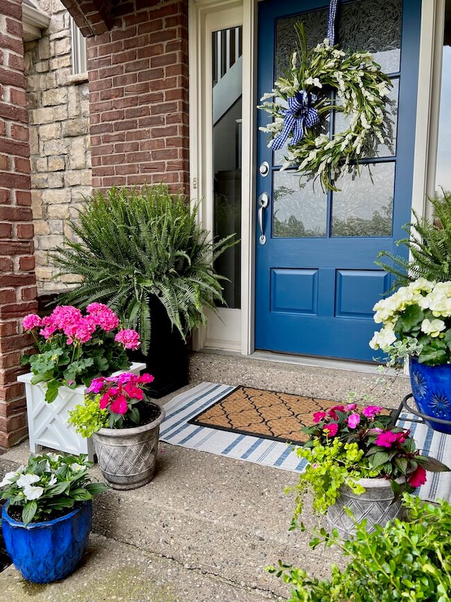 Our Layered Doormats for Summer {Front Porch for Summer!} - Making Joy and  Pretty Things