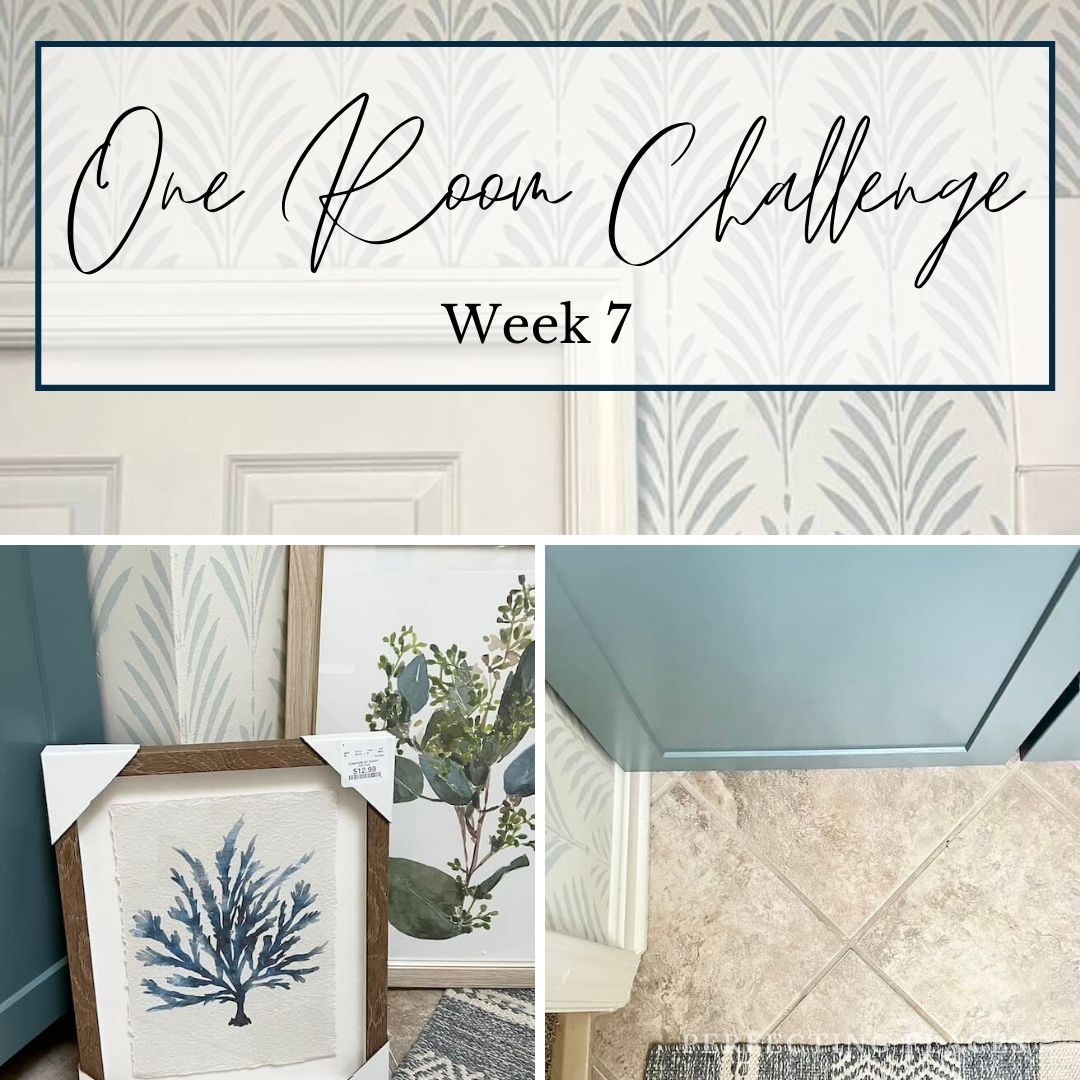 One Room Challenge Bathroom Makeover on a Budget — Week 7