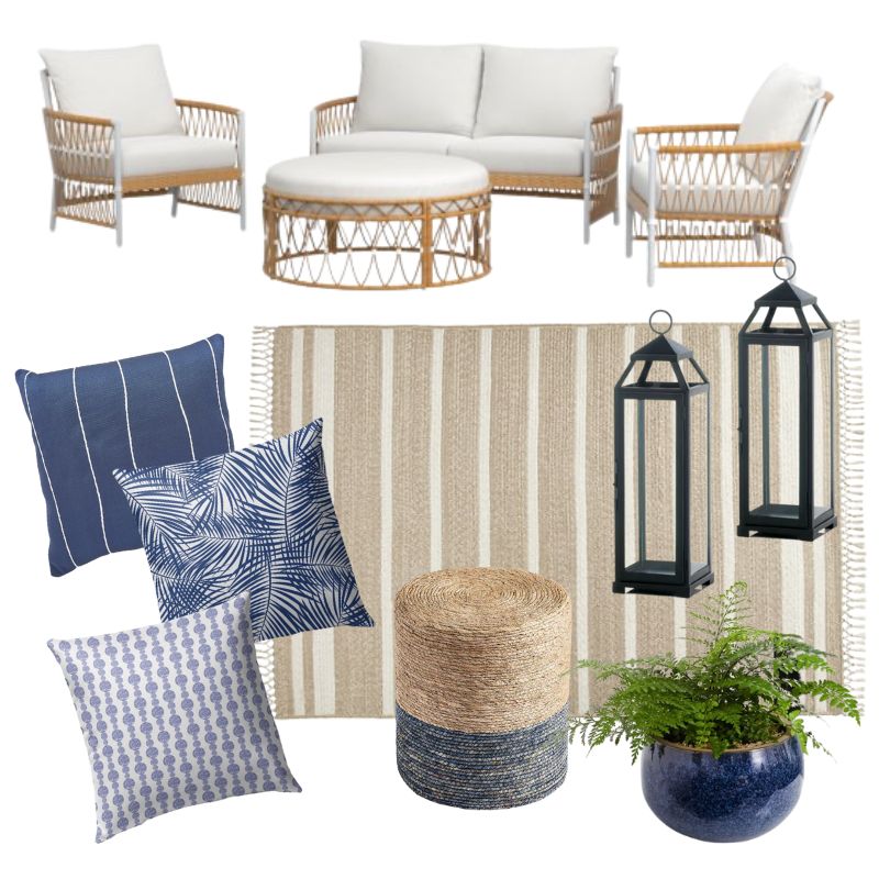Inexpensive Ideas for Patio Decor from Walmart