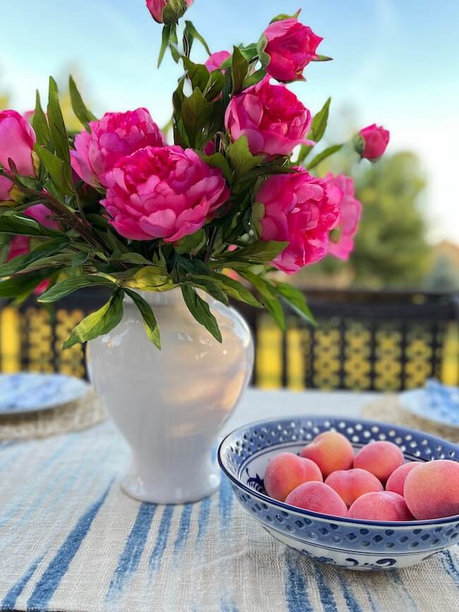 Peonies and Peaches