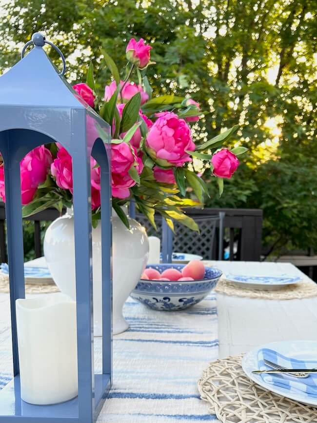 DIY Patio Table Makeover with Summer Tablescape