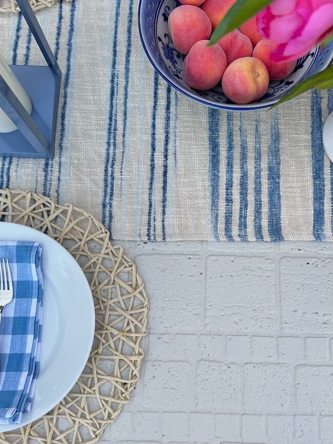 DIY Patio Table Makeover with Summer Tablescape