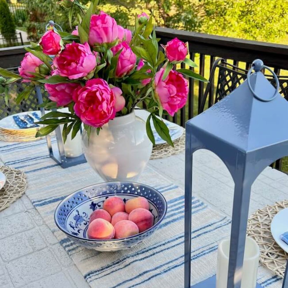 A Simple Patio Table Makeover for Summer