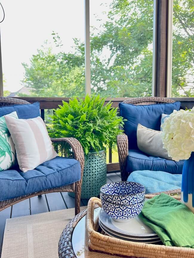 Outdoor Living on the Screened Porch