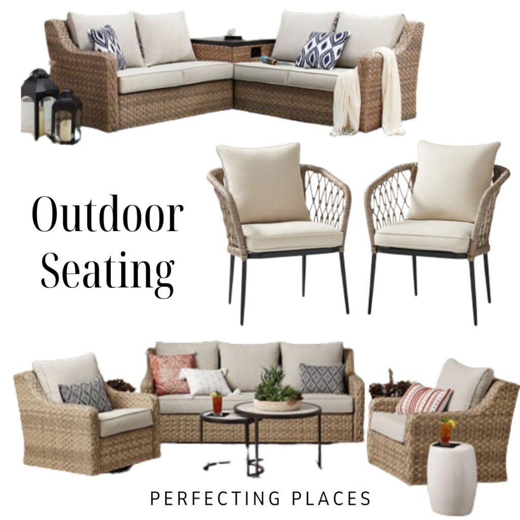 Outdoor seating options