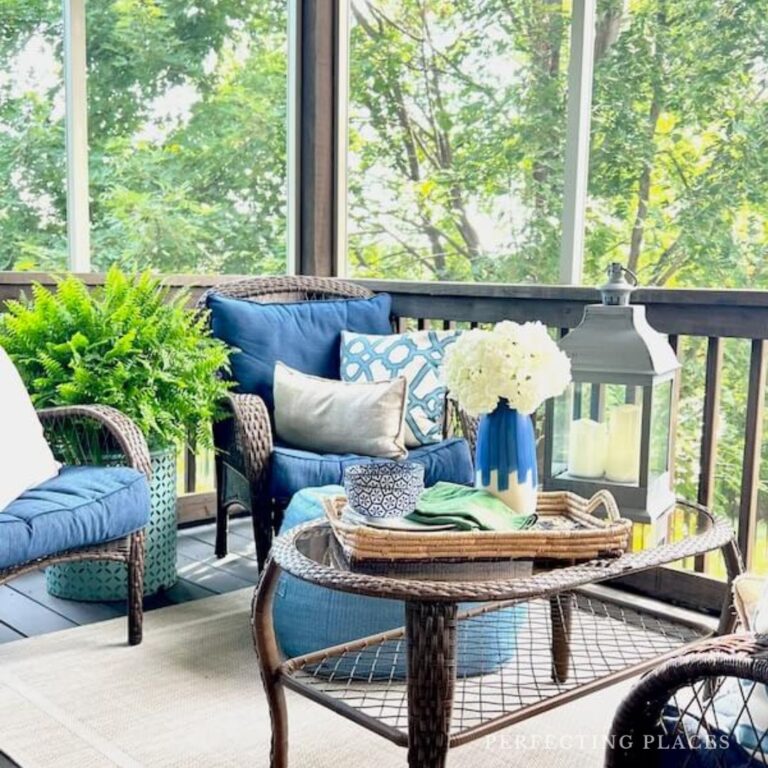 Small Screen Porch Decorating Ideas for Summer Entertaining