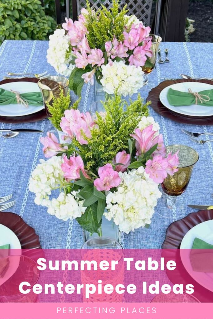 Summer Table Centerpiece Ideas PIN