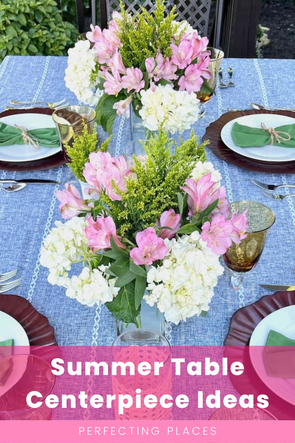 Outdoor Summer Table Centerpiece Ideas Perfecting Places