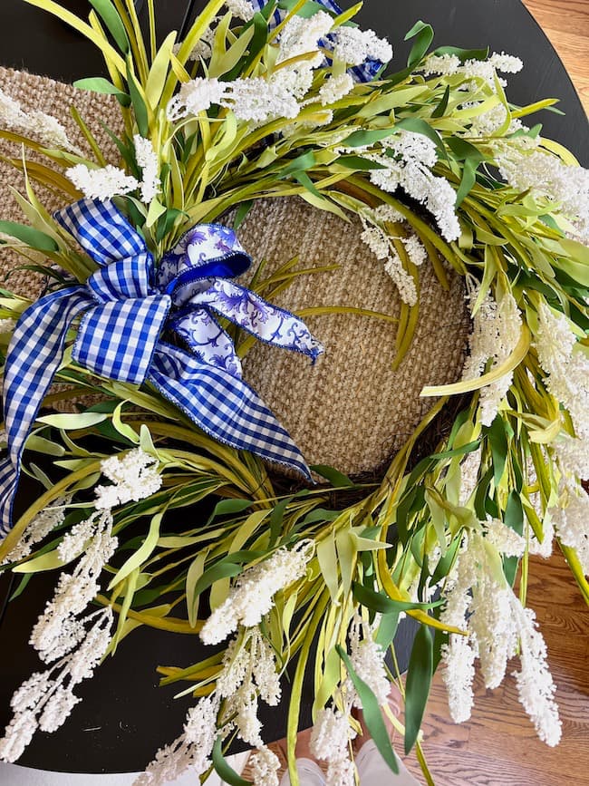 Summer into Fall White Wreath