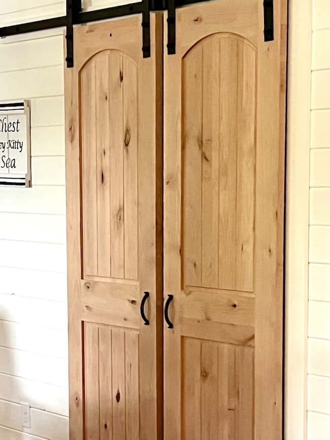 Lakehouse Interior Barn Door