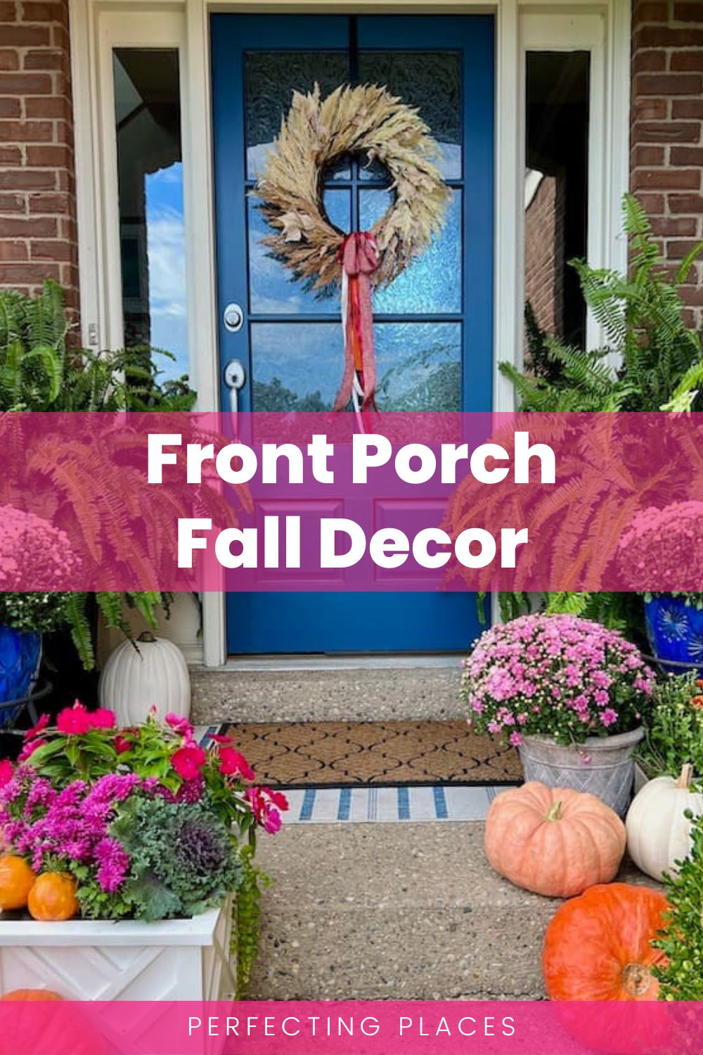 Colorful Fall Front Porch Decor Ideas for 2022 - Perfecting Places