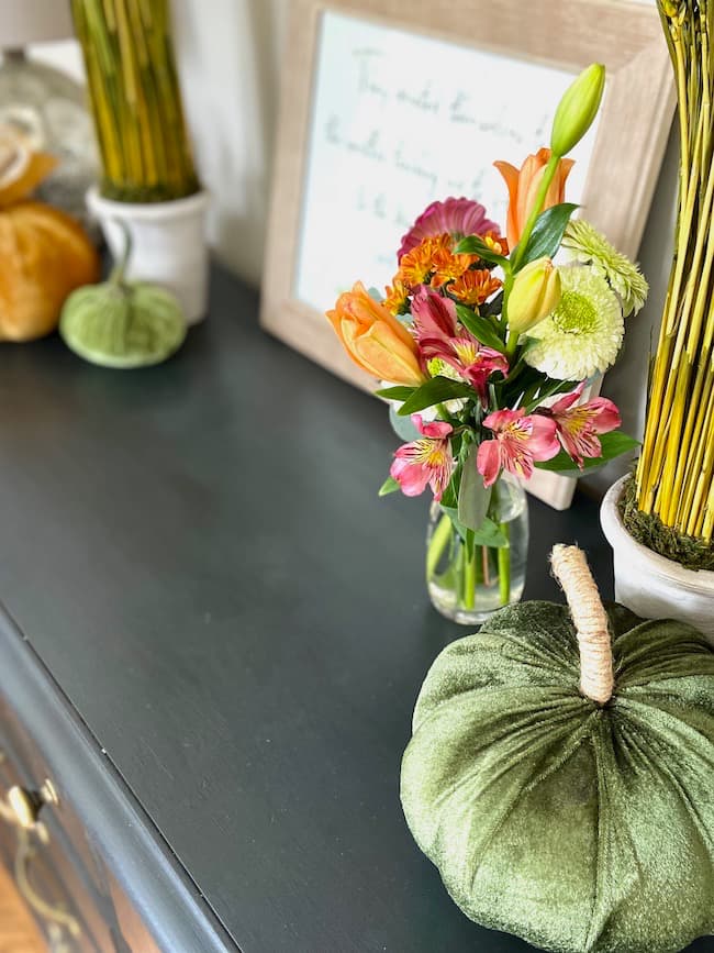 Decorating with pumpkins for fall