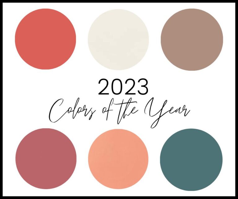 Paint Color Trends (2023 Paint Colors of the Year) - Perfecting Places