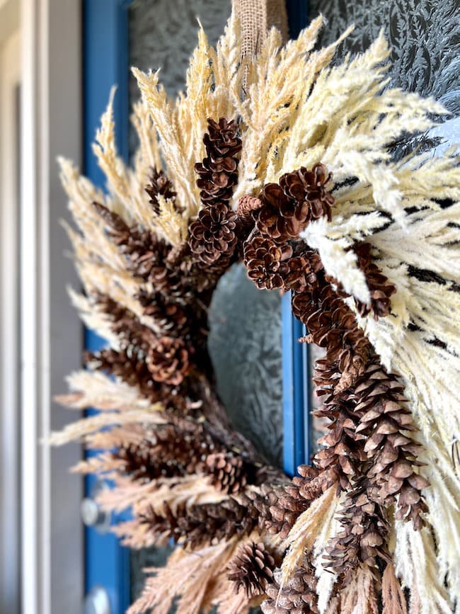 DIY Pinecone Wreath for Fall