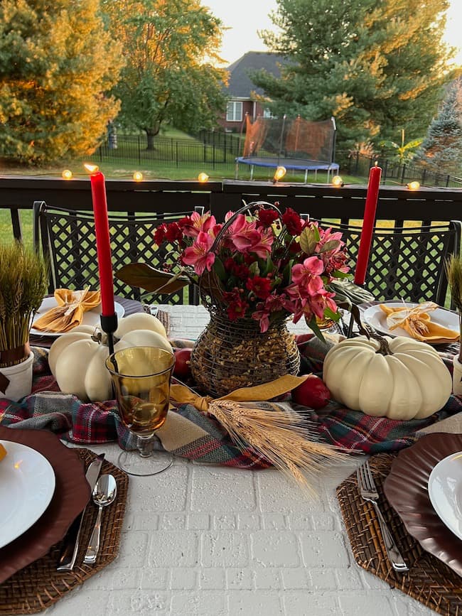 Thanksgiving tablescape