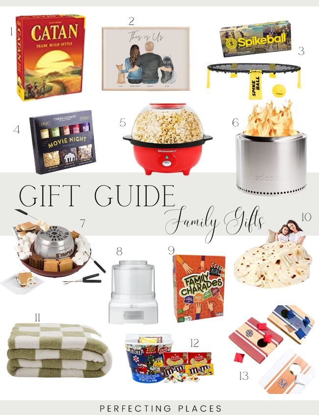 Gift ideas for family gifts