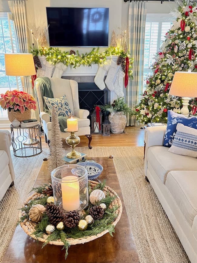 Classic Christmas Decor Ideas: Our Christmas Home Tour Part 1 - Perfecting  Places